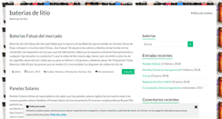 Desktop Screenshot of bateriasdelitio.net