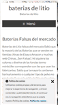 Mobile Screenshot of bateriasdelitio.net
